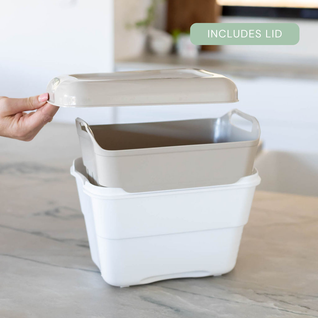 4.5L Mini Strainer Bucket with Lid Strucket