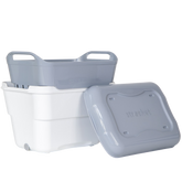 Gray Strucket 4.5L Mini Strainer Bucket with Lid Strucket USA