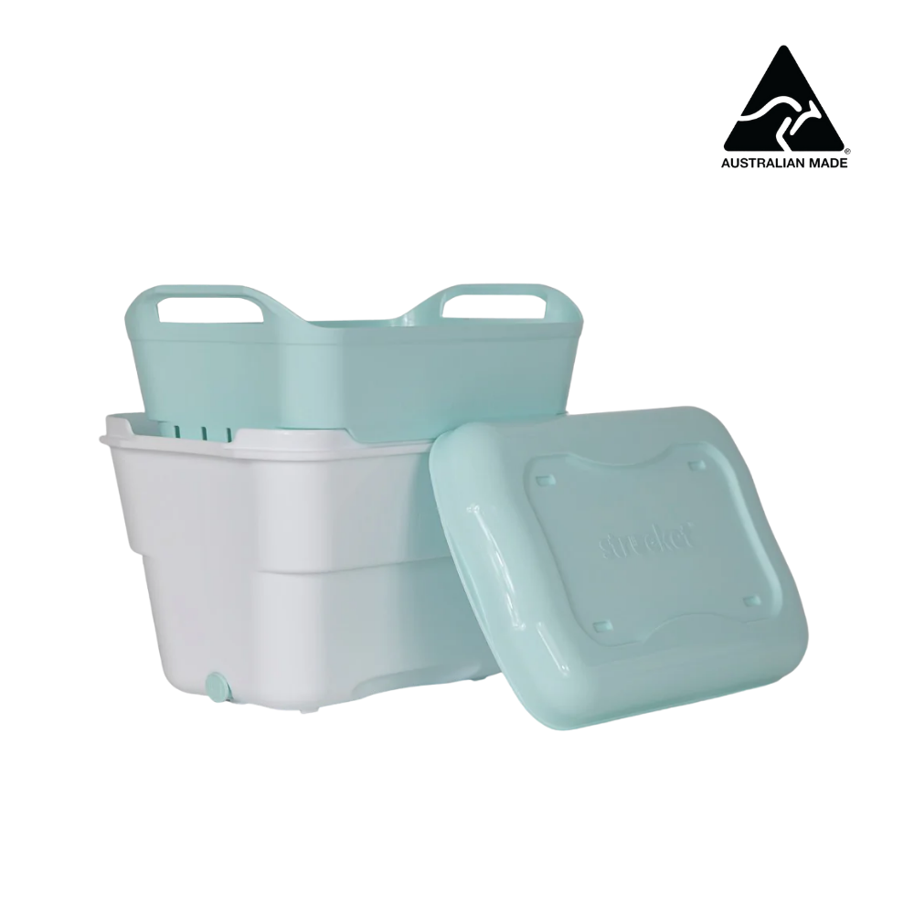 Strucket 4.5L Mini Strainer Bucket with Lid