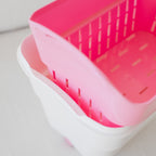 Pink Strucket 4.5L Mini Strainer Bucket with Lid