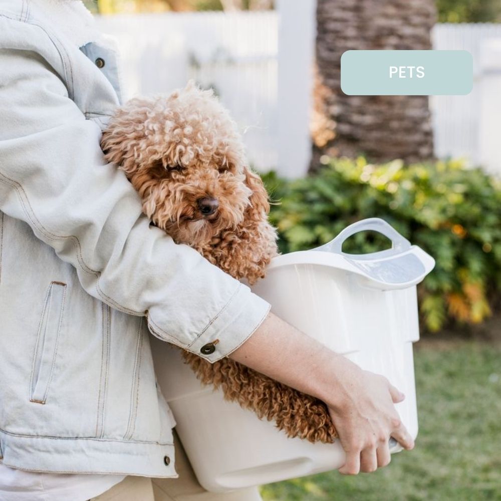 Strucket 19L Interlocking Strainer Bucket with Plug