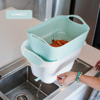 Strucket 19L Interlocking Strainer Bucket with Plug