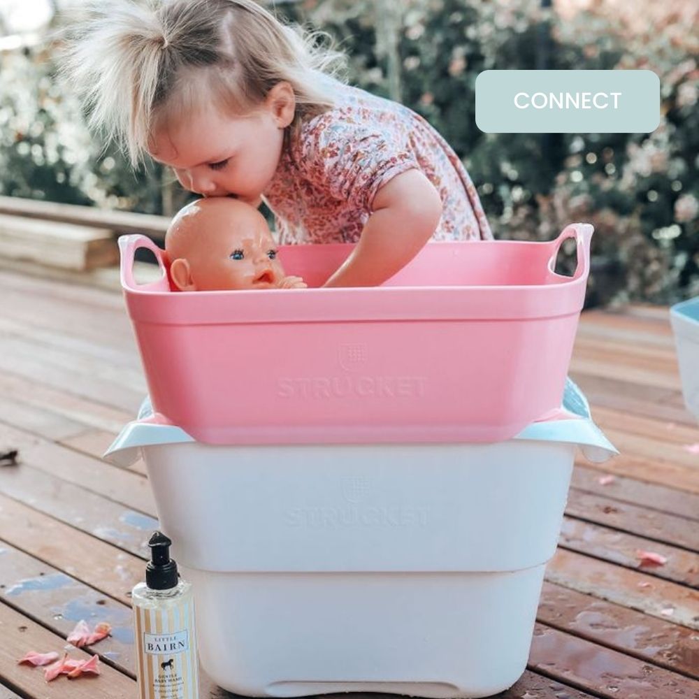 Strucket 19L Interlocking Strainer Bucket with Plug