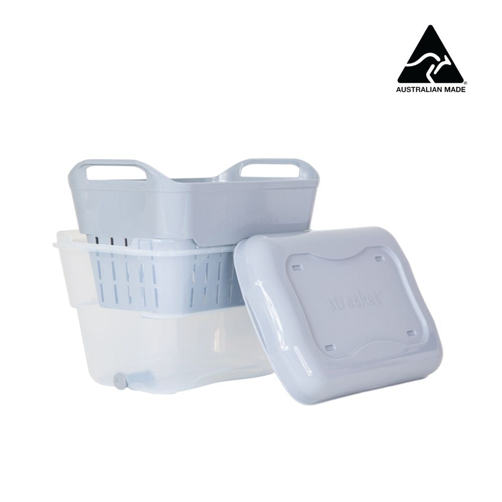 Strucket 4.5L Mini Strainer Bucket with Lid