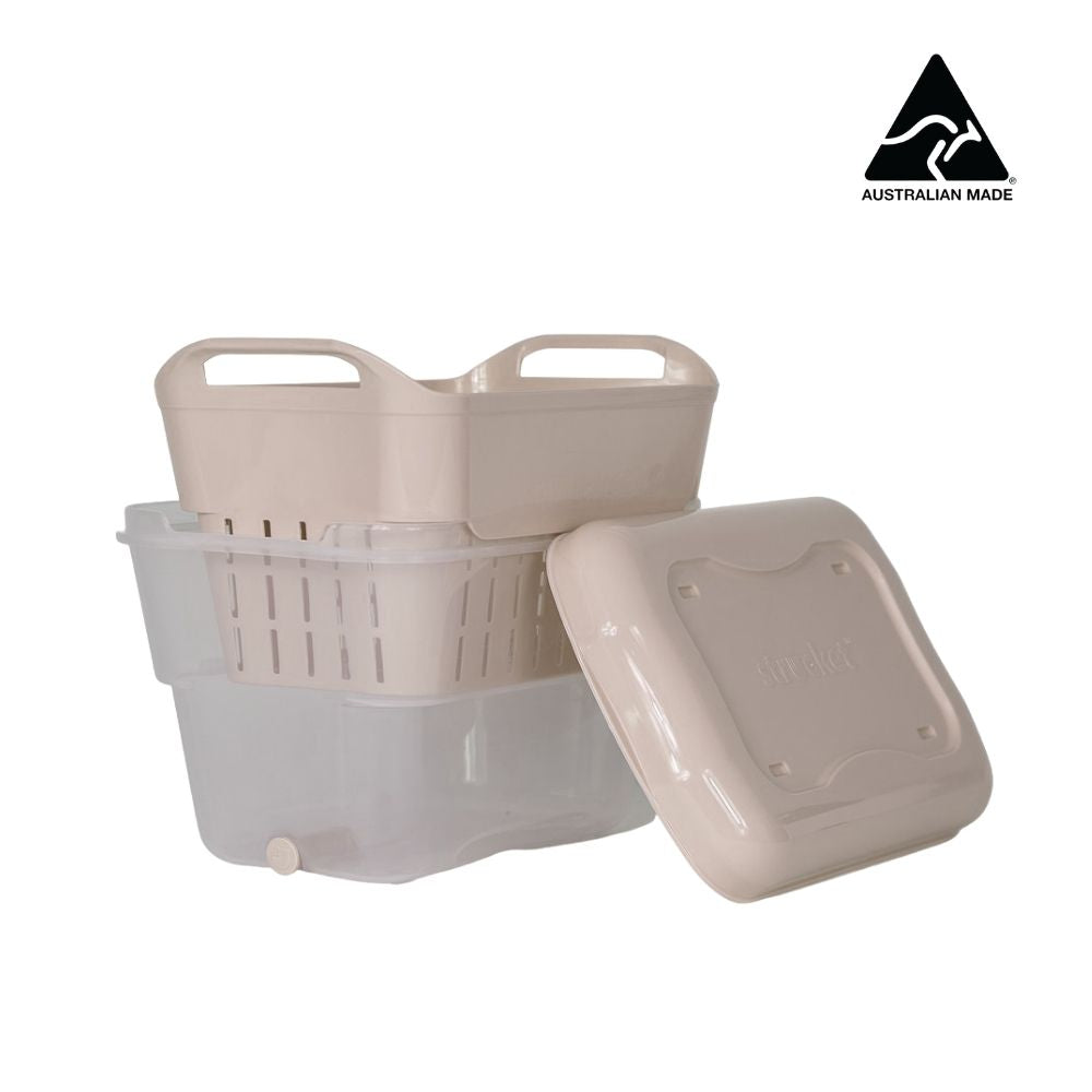 Strucket 4.5L Mini Strainer Bucket with Lid