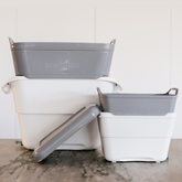 Strucket Bucket Gray Bundle 19L and Strucket Mini Strainer Bucket