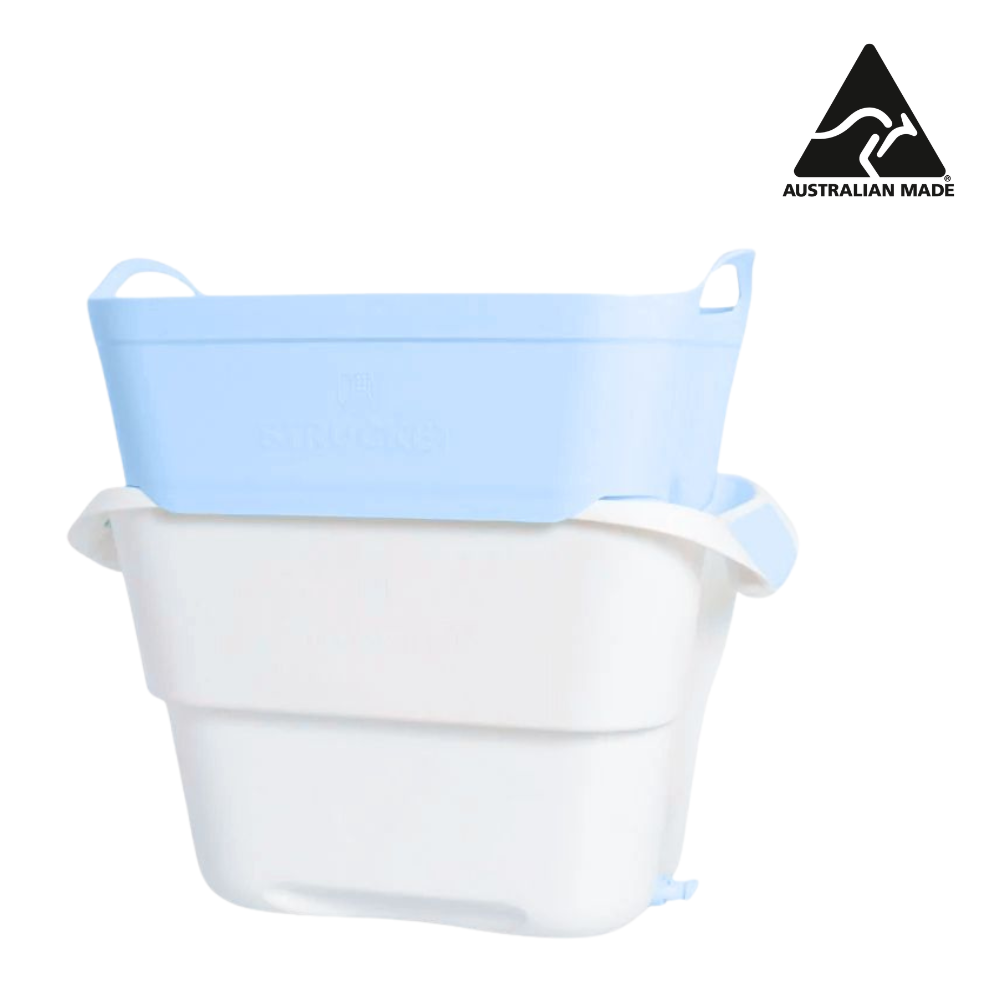 Strucket 19L Interlocking Strainer Bucket with Plug