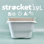 19L Strucket Interlocking Bucket Strainer with plug