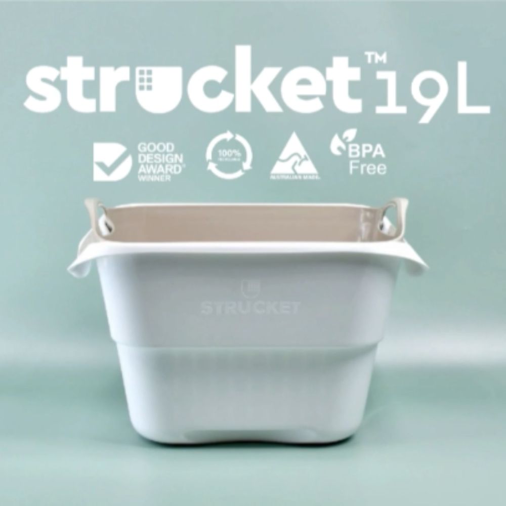 19L Strucket Interlocking Bucket Strainer with plug