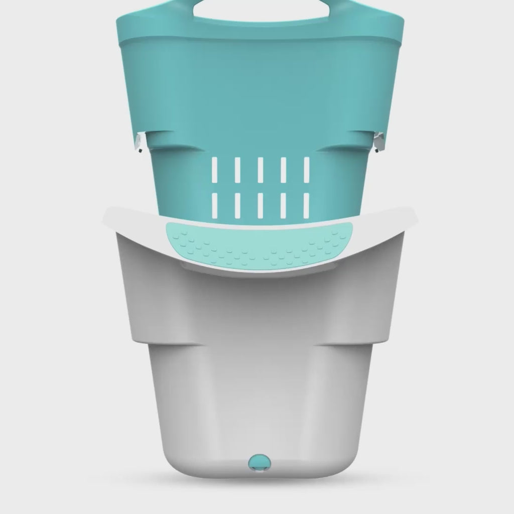 Strucket Interlocking Bucket Strainer with plug 19L