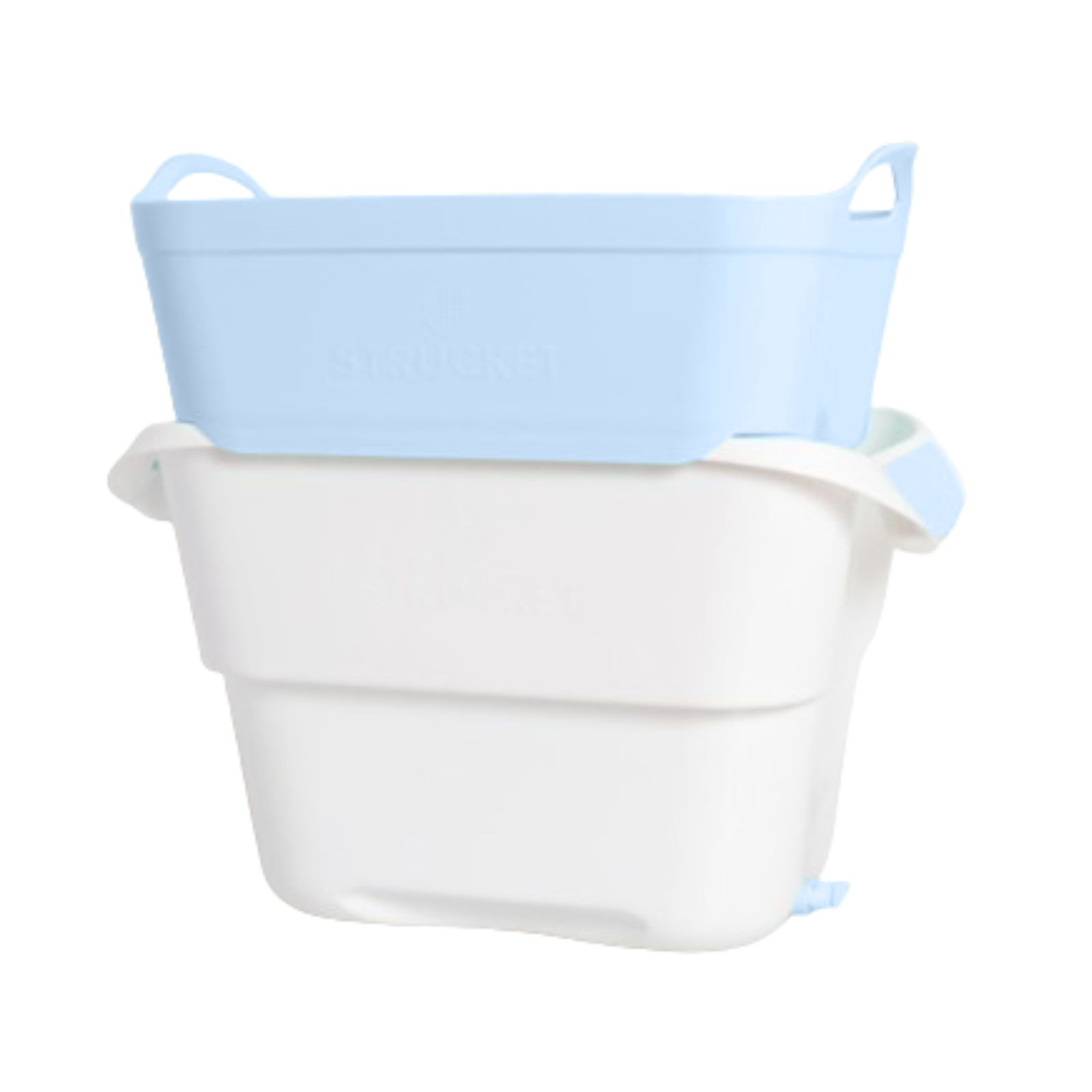 Strucket 19L Interlocking Strainer Bucket with Plug