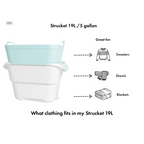 Strucket 19L Interlocking Strainer Bucket with Plug